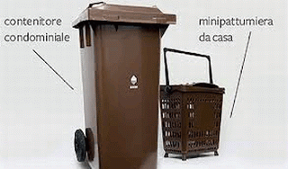 cestino per umido AMSA Milano