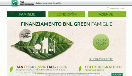 Prestito Green BNL